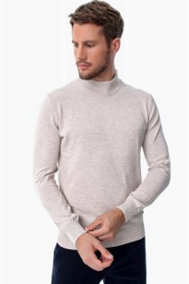 Men's Bone Dynamic Fit Basic Half Fisherman Knitwear Sweater 100345074