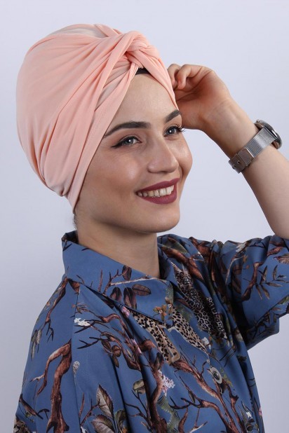 Woman Bonnet & Turban - دولاما کلاه سبز - Turkey