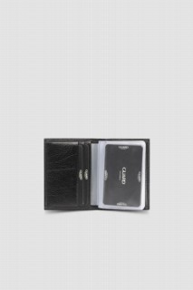 Guard Real Leather Transparent Black Credit Card Holder 100345273