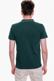 Men's Khaki Basic Polo Neck No Pocket Dynamic Fit Comfortable Fit T-Shirt 100351222