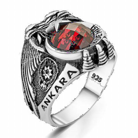 Police Academy Embroidered Police Crest Silver Ring 100349818