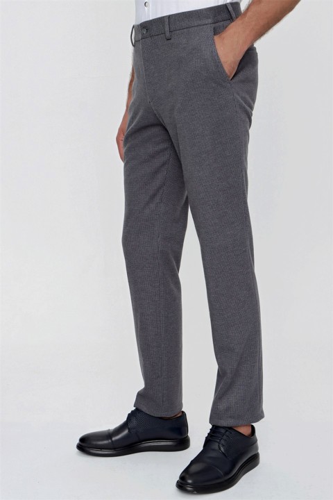 Men's Dark Gray Crowbar Slim Fit Slim Fit Trousers 100350953