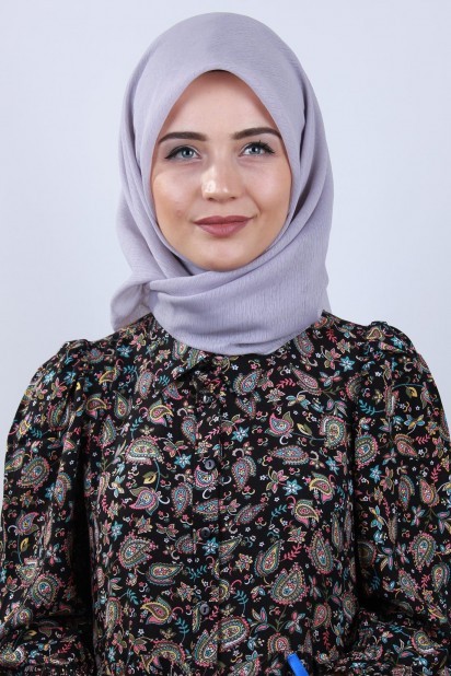 Woman Hijab & Scarf - Princess Scarf Gray 100282840 - Turkey