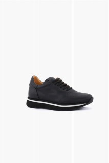 Shoes - Men's Black Eva Sole Smart Casual Shoes 100350907 - Turkey