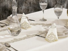 French Guipure Ephesus Lace Dinner Set - 26 Pieces 100259863