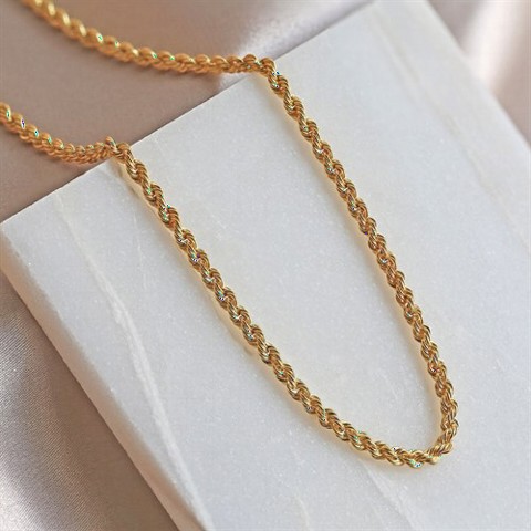 Twisted Women's Silver Chain Gold 100347330