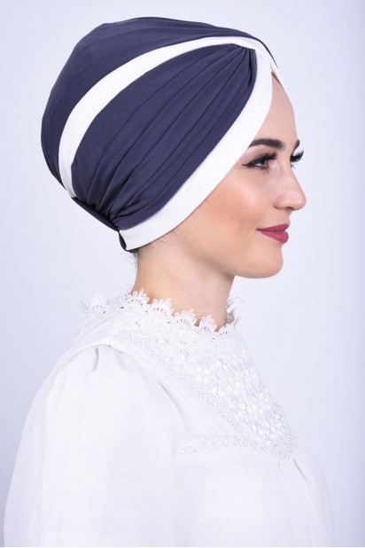 Two Colored Vera Bonnet Smoked 100285656