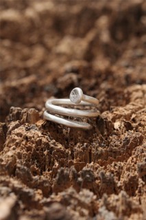 Silver Rings 925 - Adjustable Nail Ring 100319425 - Turkey