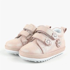 Genuine Leather Powder Anatomic Baby Girls First Step Shoes 100316962