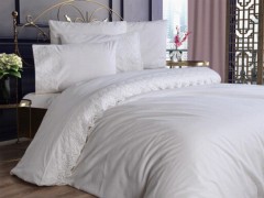 Dowry set - French Lacy Husna Dowry Duvet Cover Set Cream 100331875 - Turkey