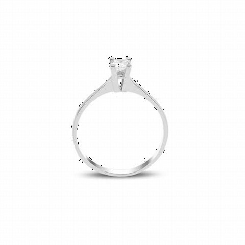 3.70 MM Women's Silver Solitaire Ring 100347225