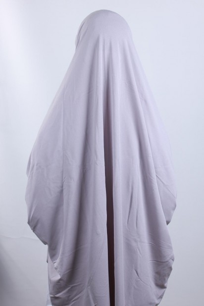 5XL Veiled Hijab Gray 100285099