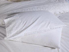 French Lacy Husna Dowry Duvet Cover Set Cream 100331875