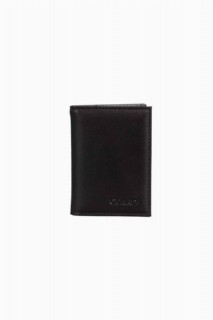 Wallet - Porte-cartes de crédit marron transparent en cuir véritable Guard 100345272 - Turkey