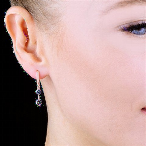jewelry - Mystic Topaz Stone Women's Sterling Silver Earrings 100349596 - Turkey