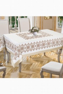 Cross-stitch Printed Sultan Table Cloth Gold 100258309