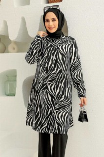 Tunic - Black Hijab Tunic 100340063 - Turkey