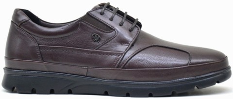 SHOEFLEX COMFORT - BROWN - MEN'S SHOES,Leather Shoes 100325159