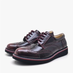 Hidra Patent Leather Shoes Lace-up for Young Men 100278517