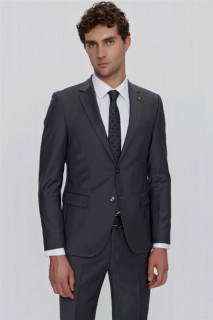 Men's Smoked Slim Fit Slim Fit Straight 6 Drop Suit 100350981