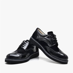 Rakerplus Hidra Patent Leather School Shoes Lace-up Small size for Men 100278558