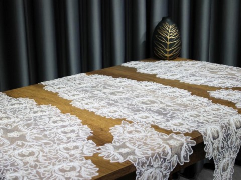 Dowry Bed Sets - مفرش سرير فينيس مزدوج مبطن كريم 100331614 - Turkey