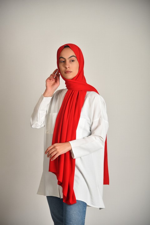 Woman Hijab & Scarf - Medina Shawl Red 100255092 - Turkey