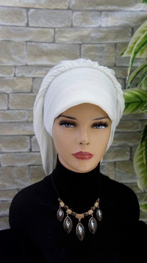 Woman Bonnet & Turban - B. Back Hat Bonnet 100283122 - Turkey