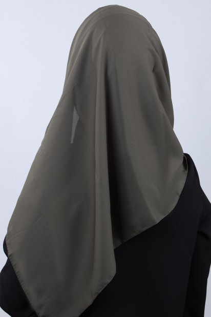 4 Draped Hijab Shawl Khaki Green 100285079
