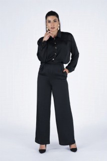 Cloth set - Women's Satin Double Suit 100326213 - Turkey