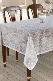 Knitted Board Pattern Rectangle Table Cloth Spring Black 100259283