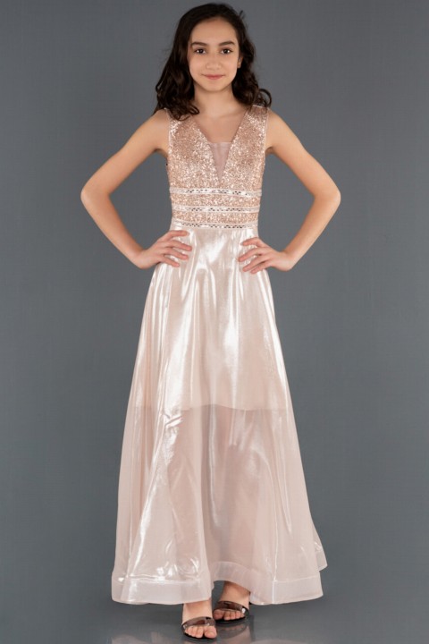 Children's Evening Dress With Sequined Sequins 100297659