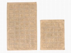 Other Accessories - Bergama Cotton Bath Mat Set 2 Pcs Beige 100329390 - Turkey