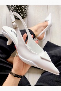 Chiara White Heeled Shoes 100344264