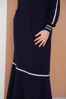 Women's Sleeves Striped Abaya 100342669