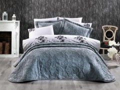 Bedding - طقم غطاء لحاف مزدوج من فلورينا أرجواني 100332077 - Turkey