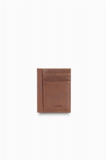 Leather - Guard Tan Leather Card Holder 100346072 - Turkey