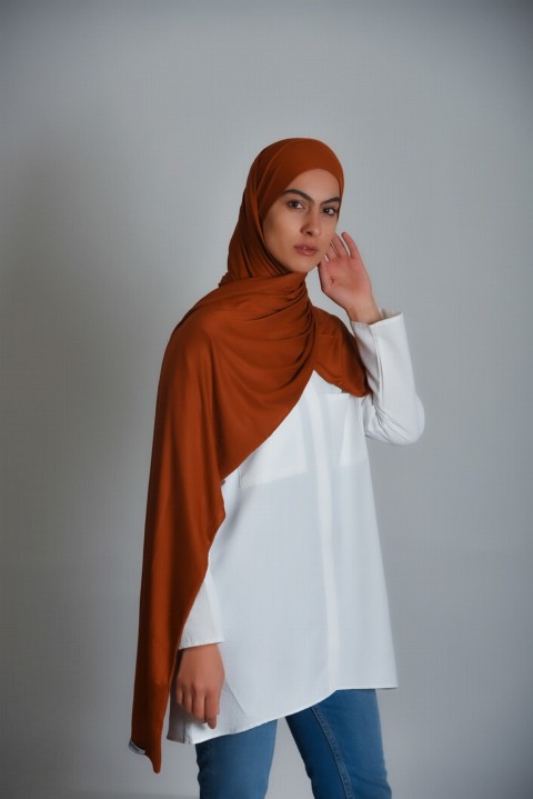 Cotton-Instant Shawl - حجاب القطن الجاهز 100255161 - Turkey