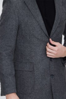 Men's Smoked Dynamic Fit Comfortable Cut Trend Coat 100350659