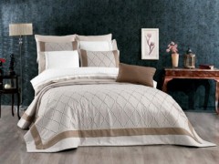 Bed Covers - Mitgiftland Francesca 10-teiliges Bettbezug-Set Beige 100332042 - Turkey