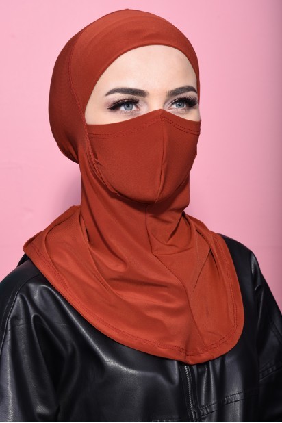 Ready to wear Hijab-Shawl - Maskierte Sport-Hijab-Fliese - Turkey
