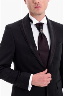 Men's Black Manhattan Slim Fit Suit 100350502