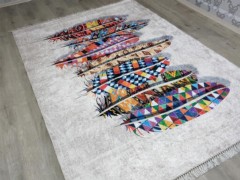 Carpet - Dowry Zigzag Woven Prayer Rug Cream 1003300493 100330493 - Turkey