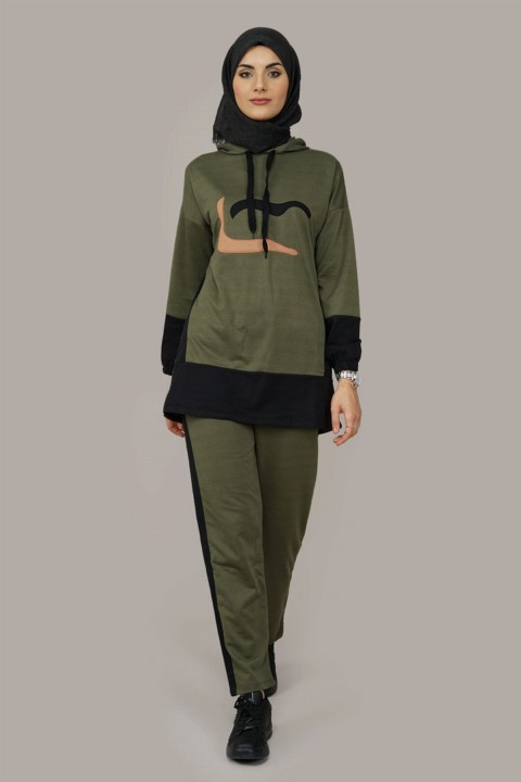 Outwear - Women's Embroidery Patterned Double Suit 100325602 - Turkey