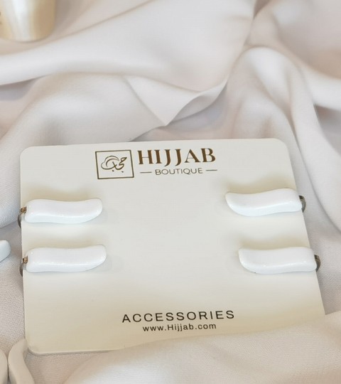 Hijab Accessories - 4 pcs Muslim Hijab Clip Scarf 100298827 - Turkey