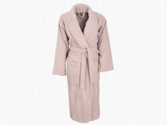 Set Robe - Dowry Land Peignoir Grande Taille en Coton Doux Beige 100329696 - Turkey