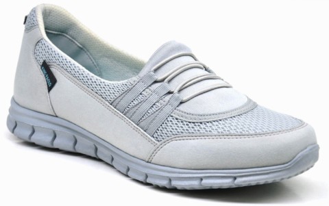 Sneakers & Sports - KRAKERS SHOES - LIGHT GRAY - WOMEN'S SHOES,Textile Sneakers 100325301 - Turkey