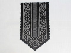 Kitchen-Tableware - Venessi Knitted Runner Black 100258009 - Turkey