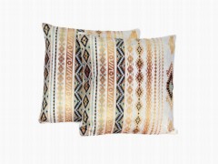 Cushion Cover - غطاء وسادة هندسي 2  ذهبي 100329926 - Turkey