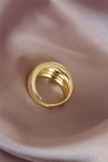 Metal Gold Color Adjusted Women's Ring 100318944